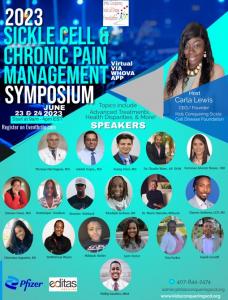 Dr Zamip Patel speaks at the 2023 Sickle Cell and Chronic Pain Symposium