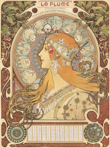 Alphonse Mucha, Zodiac, 1896 (est. $17,000-$20,000).