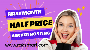 Raksmart Server Hosting - First Month Half Price for New Customers