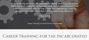 Career Training for Inmates and the Formerly Incarcerated | Recidivism | Second Chance Employment