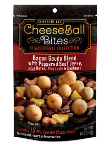 Smoked Bacon Gouda CheeseBall Bites - Charcuterie Collection