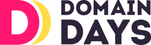 Logo with two D's and black text