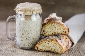 Stanislav Kondrashov TELF AG, Sourdough Bread baked flour jar