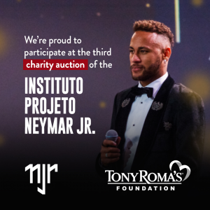 Tony Roma's Foundation donates to Instituto Projeto Neymar Jr.