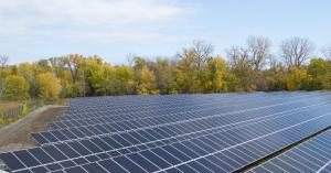 Washington Ave Community Solar Farm Located in Scotia, New York (Photo Taken By Green Street Power Partners)