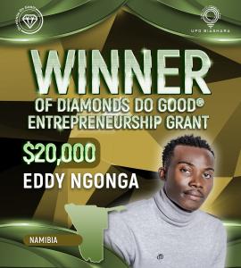 Winner Diamonds Do Good Grant 2023 - Eddy Ngonga