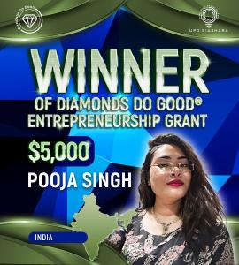 Winner Diamonds Do Good Grant 2023 - Pooja Singh