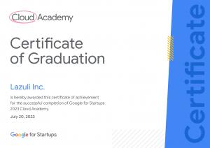 Cloud Academy Certificate