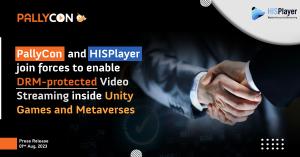 PallyCon and HISPlayer join forces to enable DRM-protected Video Streaming inside Unity Games and Metaverses.