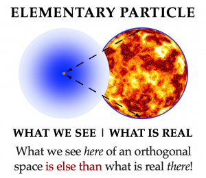 Elementary Particle: what we see and what is real