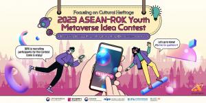  2023 ASEAN-ROK Youth Metaverse Idea Contest Banner.