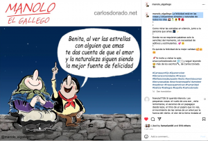 Manolo El Gallego, personaje animado creado por Carlos Dorado