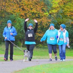 Participants at the 2016 WI Run/Walk to Fight Lymphedema & Lymphatic Diseases in Peshtigo