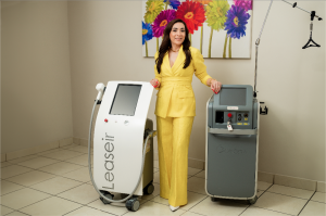 Gele Giner con Laser Yag de Kopay