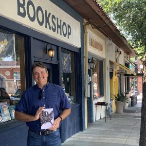 Richard R. Becker visits Dallas bookstore