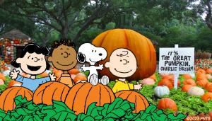 Autumn at the Arboretum's theme is It’s the Great Pumpkin, Charlie Brown™.