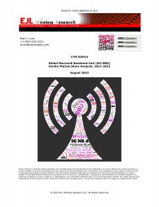 Report cover for EJL Wireless DU/BBU Vendor Market share 2022