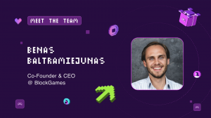 BlockGames CEO and co-founder, Benas Baltramiejunas, delighted to be chosen for Google's Web3 Startup Program