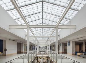 Kingspan Light + Air GridSpan Fiberglass Roof System (formerly known as Guardian 275 Skylights) at Texas A&M University Commons in College Station, Texas