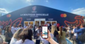 La solution de détaxe digitale IZIVAT dans les boutiques officielles de la Coupe du Monde de Rugby France 2023