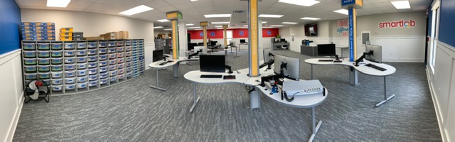 Photo of installed SmartLab before students arrive