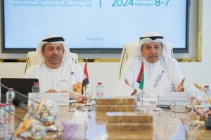 L to R- Eng. Abdullah Yousef Al Ali, President of the UAE Society of Engineers, and Eng. Mohamed Ali Alkhozaae, Secretary-General of Gulf Engineering Union
