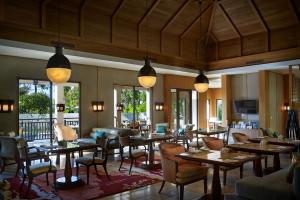 A cozy Club Lounge at The Ritz-Carlton, Bali