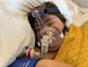 Grace Schara at Ascension St. Elizabeth Hospital in Appleton, WI, before her death