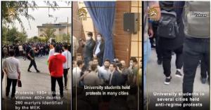 Despite unprecedented attacks, as witnessed in Sharif University and various schools, the regime lacked the capability to effectively counter the organized gatherings and protests by students and schoolchildren due to their unity and structured assembly.