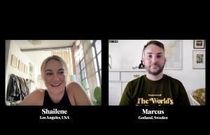 Sahilene Woodley and Marcus Norström in launch video for The World's Ugliest Lawn competition