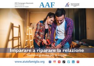 XVI Campagna Nazionale di Promozione dell'armonia di coppia - Imparare a riparare la relazione