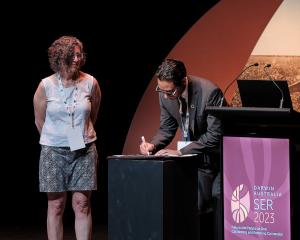 Signing of the Darwin Call to Action at SER2023