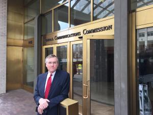 Insights Association ceo David Almy outside of the Federal Communications Commission (FCC)