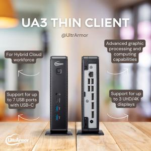 UA3 creates an efficient workspace with support for up to 3 multi-display and 7 USB ports with USB-C to maximize productivity.