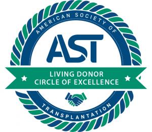 American Society of Transplantation Circle of Excellence Logo