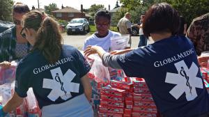 GlobalMedic delivering aid in the Caribbean