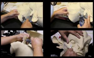 Trimming Halloween Masks