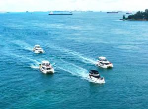 SEA BURIAL IN YACHT CONVOY