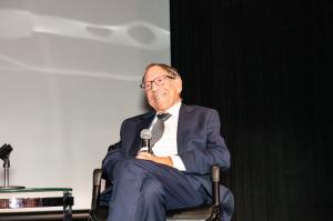 Professor Irwin Cotler speaks at the Q&A following the screening