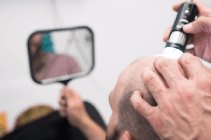 microscopic scalp evaluation and biochemistry rebalance regrows thin hair