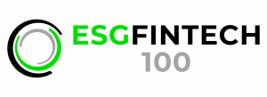 Logo for ESGFinTech100, the world’s most innovative ESG tech companies that every financial institution needs to know about