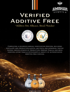 Verified Additive Free by Tequila Matchmaker