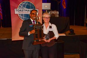 Rebecca Murray Toastmaster of the Year 2017