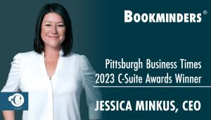 Jessica Minkus, Bookminders CEO, 2023 Pittsburgh Business Times C-Suite Award Winner