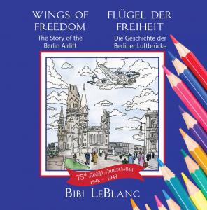 Cover of Wings of Freedom - Bilingual Coloring Book