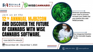 Royal 4 Systems, a leading provider of cannabis software, is excited to announce its participation in the 12th Annual MJBizCon 2023 Conference, from November 28 to December 1, 2023, at the Las Vegas Convention Center where it will exhibit its cannabis sof