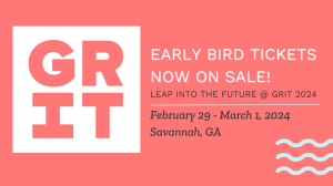 GRIT Early Bird Tickets Graphic