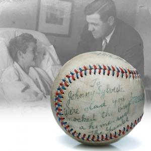Babe Ruth "Promise Homerun" Signed Ball