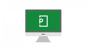 PageProof logo on a Mac desktop screen