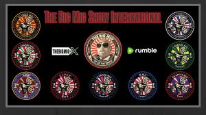 The Big Mig Show International Logos for English, Chinese, Korean, Japanese, Portuguese Brazil, Spanish, Italian, Dutch, French, Russian